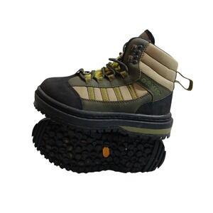 ORVIS ENCOUNTER Fly Fishing Felt Sole Wading Boots Men's size 7 Durable #1456
